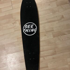Black SeeThing Longboard